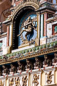 the old Royal Palace, in the middle of the old city, now a museum with a beautiful collection of Chola bronze sculptures. Thanjavur Tamil Nadu. 